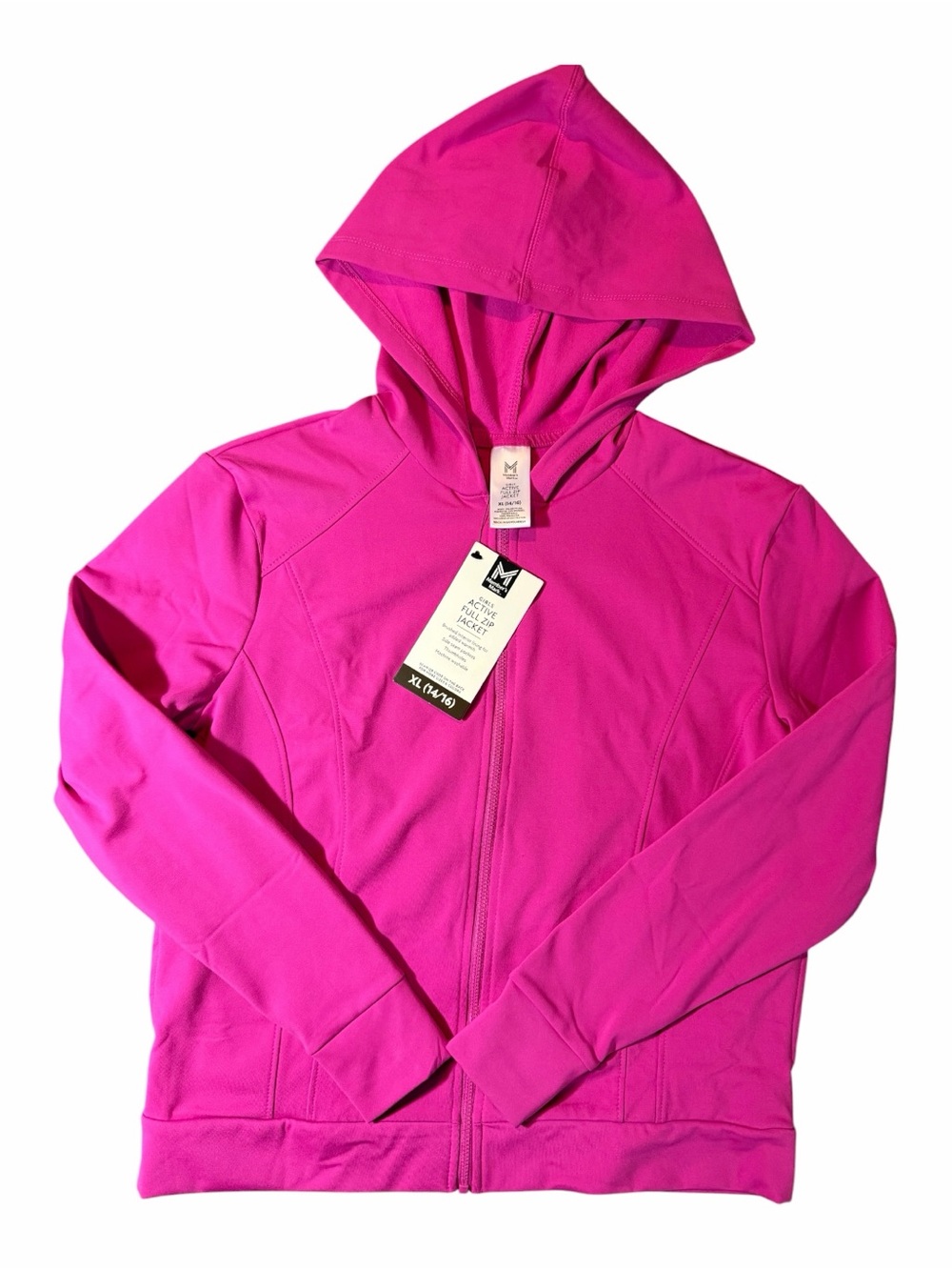 Market & Spruce Bright Fuchsia Zip Jacket